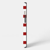 5 Bisted Red Lines iPhone Hülle (Linke Seite)