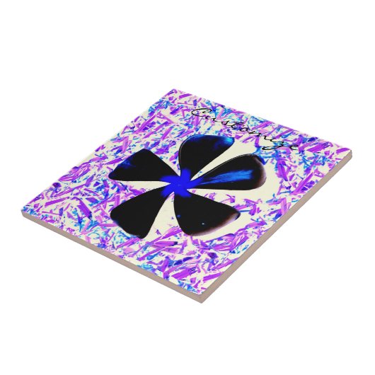 5 blättrige Pinwheel Blume Thunder_Cove Fliese (Seite)