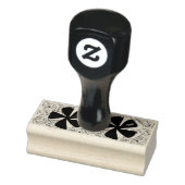 5 blättrige Pinwheel Blume Thunder_Cove Gummistempel (Stempel)