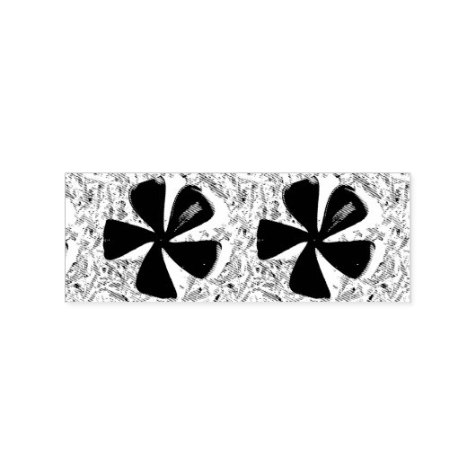 5 blättrige Pinwheel Blume Thunder_Cove Gummistempel (Prägung)