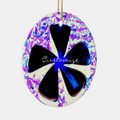 5 blättrige Pinwheel Blume Thunder_Cove Keramik Ornament (Rechts)