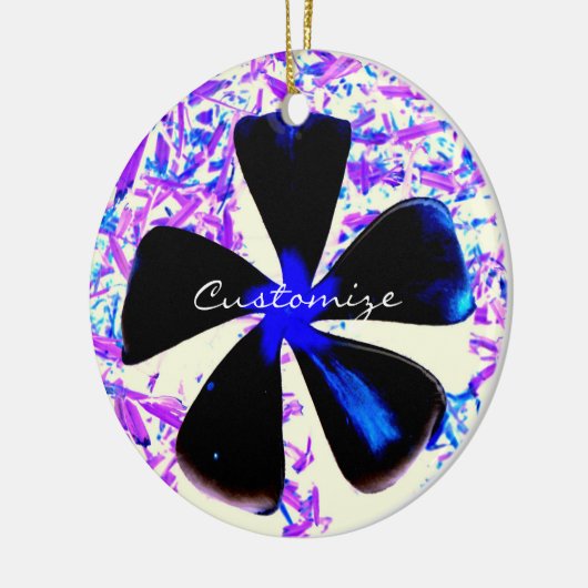 5 blättrige Pinwheel Blume Thunder_Cove Keramik Ornament (Links)