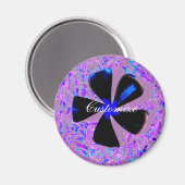 5 blättrige Pinwheel Blume Thunder_Cove Magnet (Vorderseite/Rückseite)