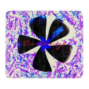 5-blättrige Pinwheel-Blume Thunder_Cove Schneidebrett