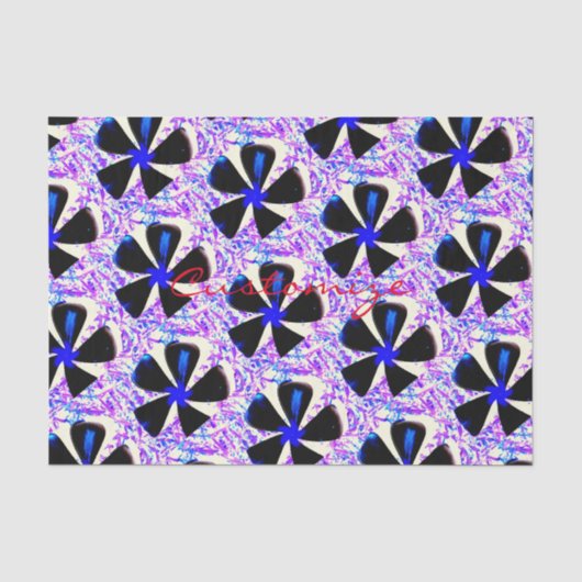 5 blättrige Pinwheel Blume Thunder_Cove Seidenpapier (Vorderseite)