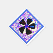 5 blättrige Pinwheel Blume Thunder_Cove Serviette (Ecke)