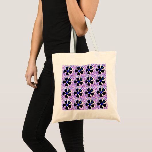 5 blättrige Pinwheel Blume Thunder_Cove Tragetasche (Vorderseite (Produkt))