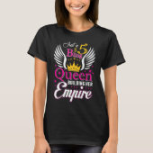 5 Bling Queen für Frauen Ladys Paparazzi T-Shirt (Vorderseite)