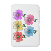 5 Blume Design Badematte (Vorderseite Vertikal)
