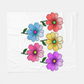 5 Blume Design Fleecedecke (Vorderseite (Horizontal))