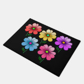 5 Blume Design Fußmatte (Schrägansicht)