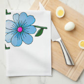 5 Blume Design Geschirrtuch (Viertel Falte)