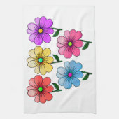 5 Blume Design Geschirrtuch (Vertikal)