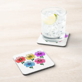 5 Blume Design Getränkeuntersetzer (Rechte Seite)