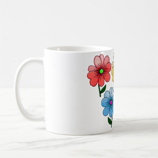 5 Blume Design Kaffeetasse (Links)