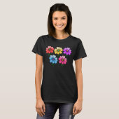 5 Blume Design T-Shirt (Vorne ganz)