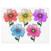 5 Blume Design Tischdecke (Vorderseite (Horizontal))