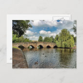 5 Bögen der Bakewell-Brücke Postkarte (Vorne/Hinten)
