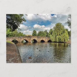 5 Bögen der Bakewell-Brücke Postkarte