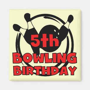 5. Bowling Geburtstagsgeschenke Magnet