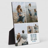 5 Boy Mama Custom Photo Collage Fotoplatte (Seite)