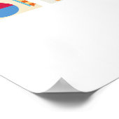 5 Buchstaben Name Board Game Alphabet Poster (Ecke)