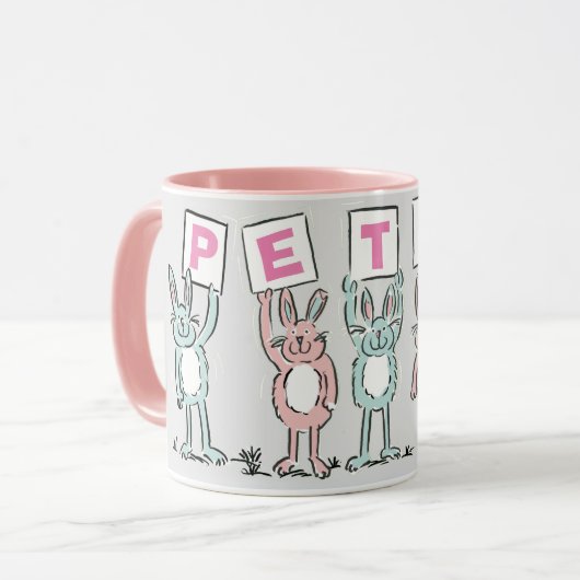 5 Buchstabenbezeichnung mit Fun Kanbits Tasse (Vorderseite Links)