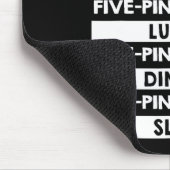 5-Button-Billard-Spieler - mein perfekter 5-Button Mousepad (Ecke)