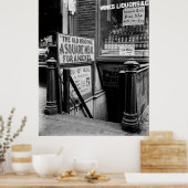 5 CENT BOWERY RESTAURANT POSTER (Küche)