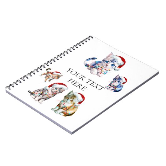 5 Christmas Kitts Notizblock (Linke Seite)