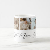 5 Collage Fotos Muttertagskaffee Tasse (Mittel)