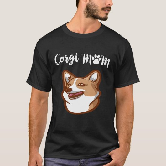 5 Corgi-Mama T-Shirt (Vorderseite)