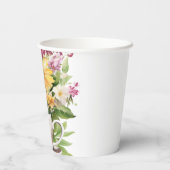 5 Cups Blume Pappbecher (Rückseite)