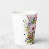 5 Cups Blume Pappbecher (Vorderseite)