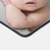5 Custom Baby Fotos Collage Overlay Schreibtischunterlage (Ecke)