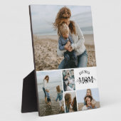 5 Custom Photo Collage Best Mom Ever  Fotoplatte (Seite)