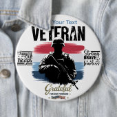 #5 Dankbar für unsere Veteranen Button (Beispiel)