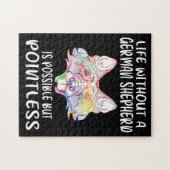 5 Das Leben ohne einen deutschen Hirten ist möglic Puzzle (Horizontal)