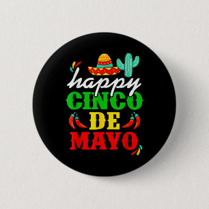 5 De Mayo Cinco De Mayo Viva Mexiko 5 De Mai Button