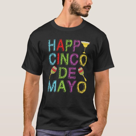 5 De Mayo Cinco De Mayo Viva Mexiko 5 De Mai T-Shirt (Vorderseite)