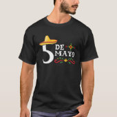5 De Mayo Mexico Pride Mexican Festival Cinco de M T-Shirt (Vorderseite)