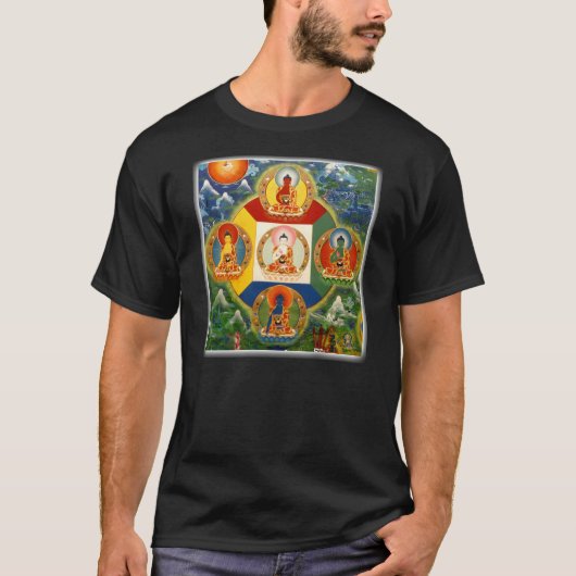 5 Dhyani Buddhas T-Shirt (Vorderseite)