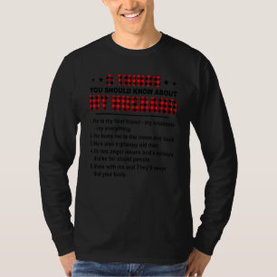 5 Dinge, die Sie über mein Ehemann Red Plai wissen T-Shirt