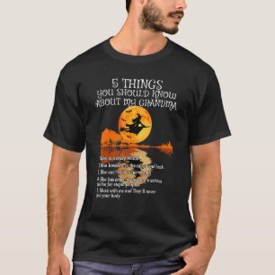 5 Dinge, die Sie über meine Oma Crazy Wi wissen so T-Shirt