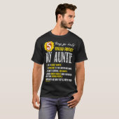 5 Dinge, die Sie über meine Tante Sonnenblume wiss T-Shirt (Vorne ganz)