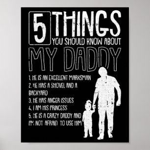 5 Dinge, die Sie über meinen Vater Väter Day wisse Poster