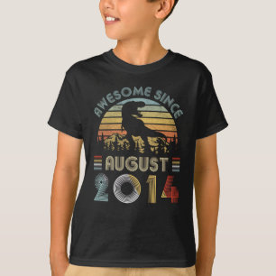 5. Dinosaurier-Geburtstags-Junge 5-Jähriges im T-Shirt