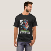 5 Dinosaurier T Rex Pirate 5th T-Shirt (Vorne ganz)