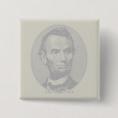 5 Dollar Geld von Präsident Abraham Lincoln Button (Vorderseite)