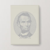 5 Dollar Geld von Präsident Abraham Lincoln Button (Vorderseite)